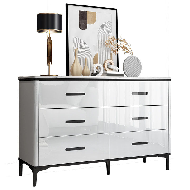 Contemporary Stone Storage Chest Bedroom Chest with Black Legs Clearhalo 'Bedroom Furniture' 'Dressers & Chests' 'dressers_chests' 'furn' 'furn_dressers_chests' 'Furniture' 6498998