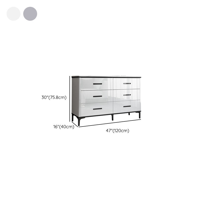 Contemporary Stone Storage Chest Bedroom Chest with Black Legs Clearhalo 'Bedroom Furniture' 'Dressers & Chests' 'dressers_chests' 'furn' 'furn_dressers_chests' 'Furniture' 6499008