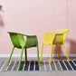 Nordic Style Arm Side Chairs Windsor Back Side Chair with Plastic Legs for Kitchen