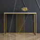 31.5" Tall 1-shelf Console Table Modern Stone Accent Table for Hall Clearhalo 'Console Tables' 'console_tables' 'Entry & Mudroom Furniture' 'furn' 'furn_console_tables' 'Furniture' 6499251