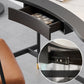 Contemporary Writing Desk Home Stone Office Desk with Black Legs Clearhalo 'furn' 'furn_office_desk' 'Furniture' 'Office Desks' 'Office Furniture' 'office_desk' 6499889