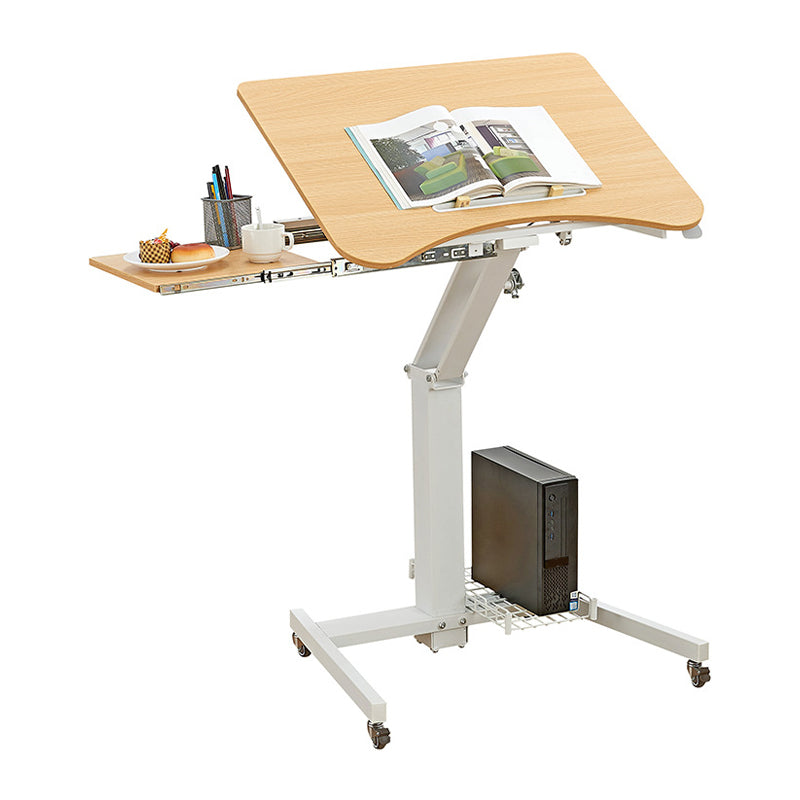 Eigentijdse voetstuk Office Desk Verstelbaar schrijfbureau met caster wielen