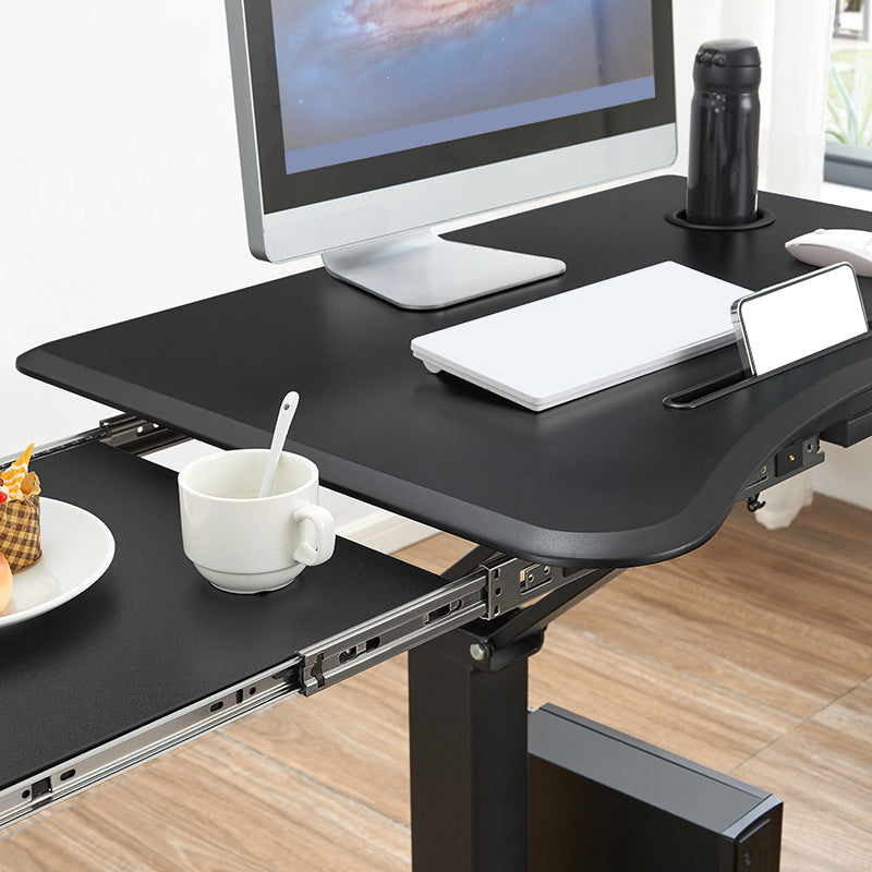 Eigentijdse voetstuk Office Desk Verstelbaar schrijfbureau met caster wielen