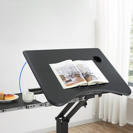 Eigentijdse voetstuk Office Desk Verstelbaar schrijfbureau met caster wielen