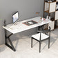 Vast hout rechthoekig schrijfbureau 29,53-inch h-kantoor bureau