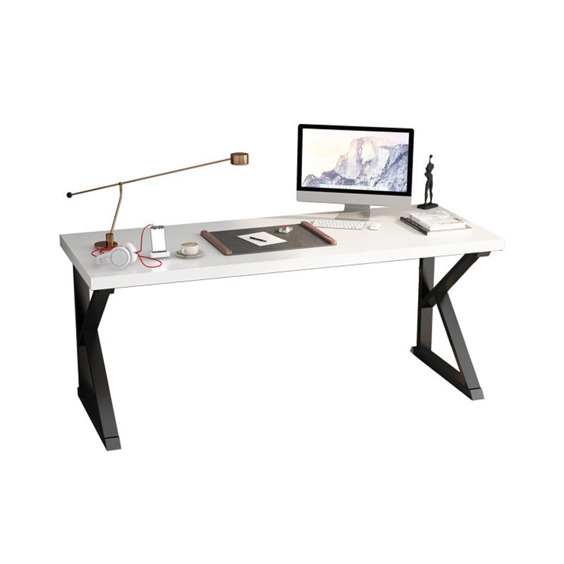 Vast hout rechthoekig schrijfbureau 29,53-inch h-kantoor bureau