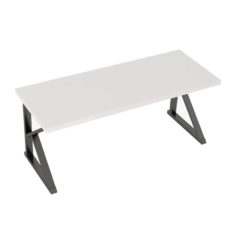 Vast hout rechthoekig schrijfbureau 29,53-inch h-kantoor bureau