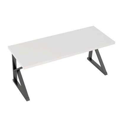 Vast hout rechthoekig schrijfbureau 29,53-inch h-kantoor bureau