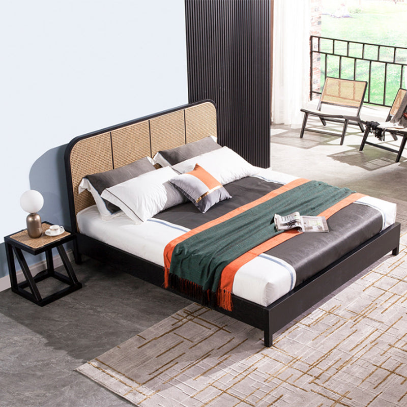 Framone di cenere tropicale cenere di cenere espresso espresso pannello testiera con materasso