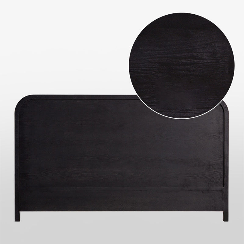 Framone di cenere tropicale cenere di cenere espresso espresso pannello testiera con materasso