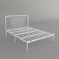 Minimalistisch ijzeren open frame bed luxueus metalen prinsesbed frame