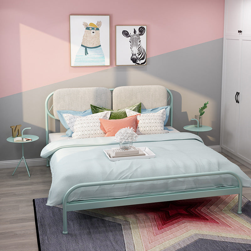 MARCO DE CAMA DE CAMA DE METAL ABRIMA DE METAL DE GLAM