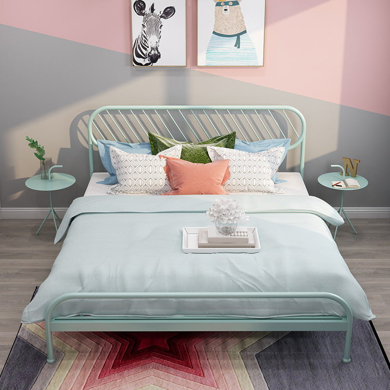 MARCO DE CAMA DE CAMA DE METAL ABRIMA DE METAL DE GLAM