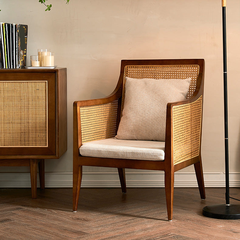 Mid-century Accent Armchair Removable Cushions Accent Room Chair Clearhalo 'Accent Chairs' 'accent_chairs' 'Chairs & Seating' 'furn' 'furn_accent_chairs' 'Furniture' 'Living Room Furniture' 6500731