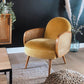 Mid-century Fixed Back Accent Armchair Bedroom Solid Color Accent Chair Clearhalo 'Accent Chairs' 'accent_chairs' 'Chairs & Seating' 'furn' 'furn_accent_chairs' 'Furniture' 'Living Room Furniture' 6500738