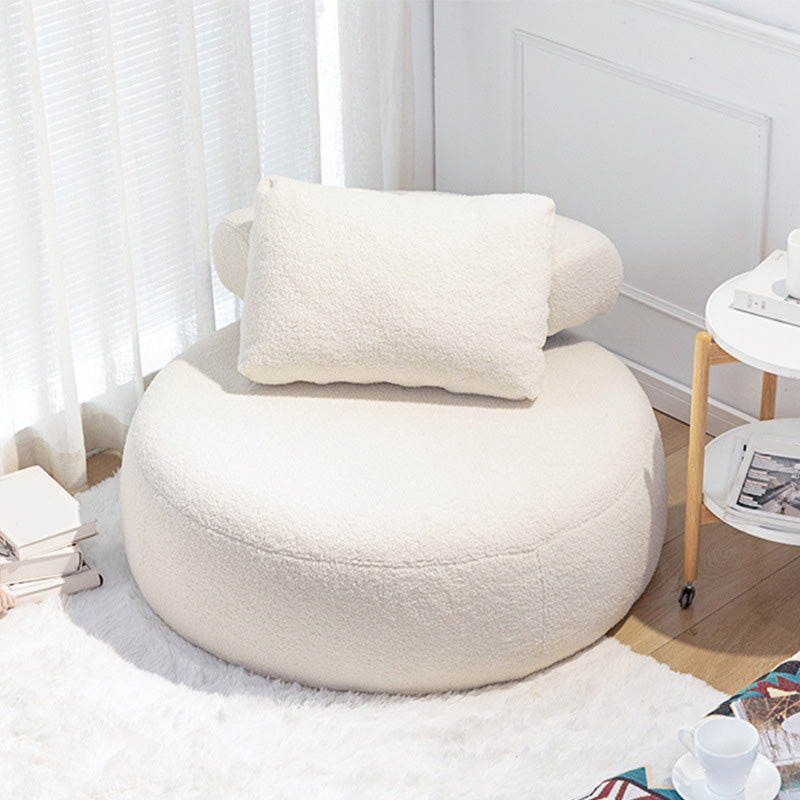 Contemporary Fixed Back Lounge Chair Bedroom Solid Color Lounge Chair Clearhalo 'Accent Chairs' 'accent_chairs' 'Chairs & Seating' 'furn' 'furn_accent_chairs' 'Furniture' 'Living Room Furniture' 6500786