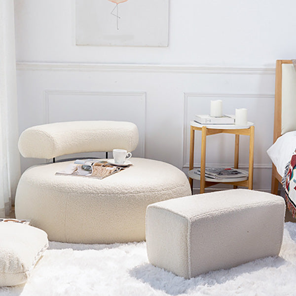 Contemporary Fixed Back Lounge Chair Bedroom Solid Color Lounge Chair Clearhalo 'Accent Chairs' 'accent_chairs' 'Chairs & Seating' 'furn' 'furn_accent_chairs' 'Furniture' 'Living Room Furniture' 6500788