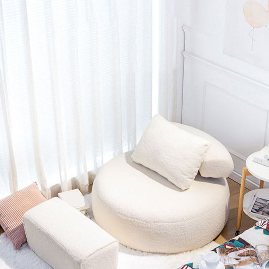 Contemporary Fixed Back Lounge Chair Bedroom Solid Color Lounge Chair Clearhalo 'Accent Chairs' 'accent_chairs' 'Chairs & Seating' 'furn' 'furn_accent_chairs' 'Furniture' 'Living Room Furniture' 6500798