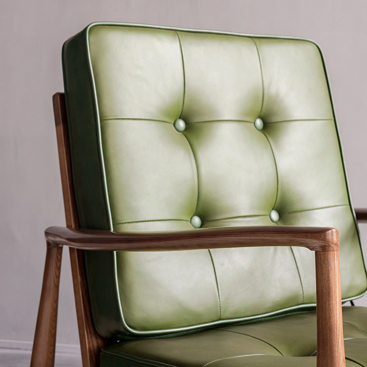 Basic Four Legs Lounge Chair Contemporary Tufted Cushions Accent Armchair Clearhalo 'Accent Chairs' 'accent_chairs' 'Chairs & Seating' 'furn' 'furn_accent_chairs' 'Furniture' 'Living Room Furniture' 6500874