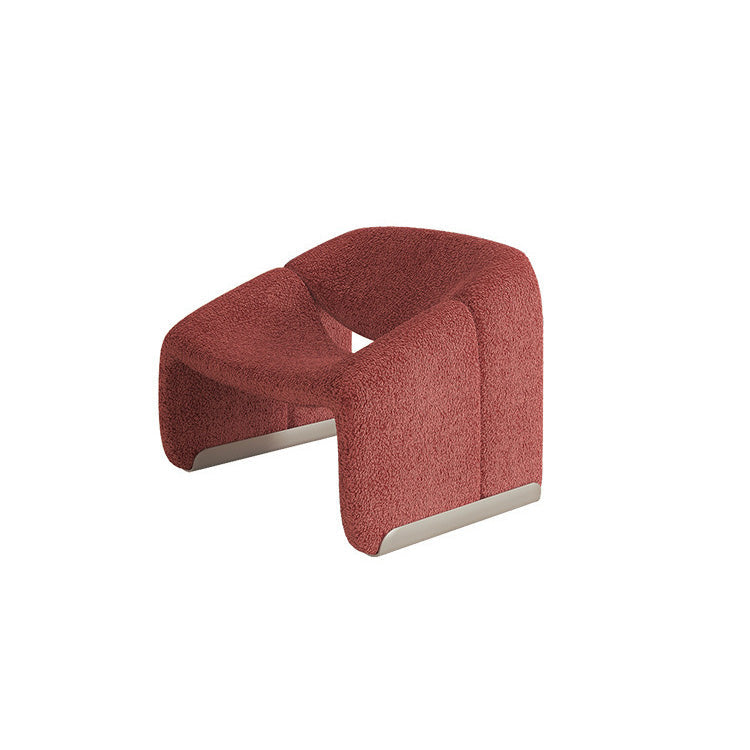 Contemporary Sled Side Chair Solid Color Bedroom Lounge Chair Clearhalo 'Accent Chairs' 'accent_chairs' 'Chairs & Seating' 'furn' 'furn_accent_chairs' 'Furniture' 'Living Room Furniture' 6500888