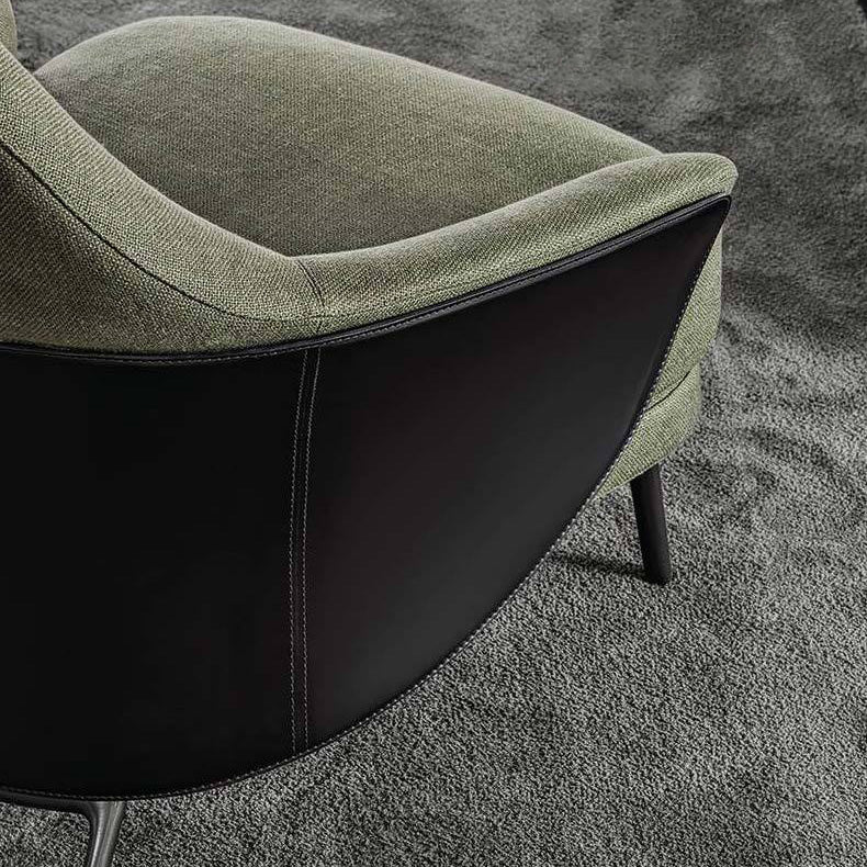 Basic Four Legs Lounge Chair Contemporary Solid Color Accent Armchair Clearhalo 'Accent Chairs' 'accent_chairs' 'Chairs & Seating' 'furn' 'furn_accent_chairs' 'Furniture' 'Living Room Furniture' 6500904