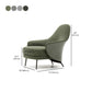 Basic Four Legs Lounge Chair Contemporary Solid Color Accent Armchair Clearhalo 'Accent Chairs' 'accent_chairs' 'Chairs & Seating' 'furn' 'furn_accent_chairs' 'Furniture' 'Living Room Furniture' 6500909