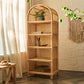 Contemporary Closed Back Bookshelf Standard Shelves Included Bookcase