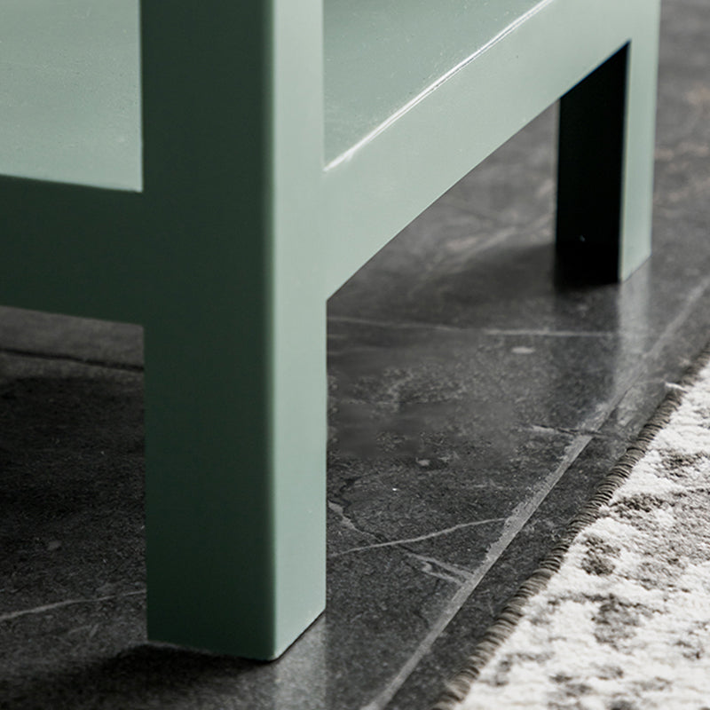 Scandinavian Shelf Bookcase Metal Standard Book Shelf with Rectangular Shelves