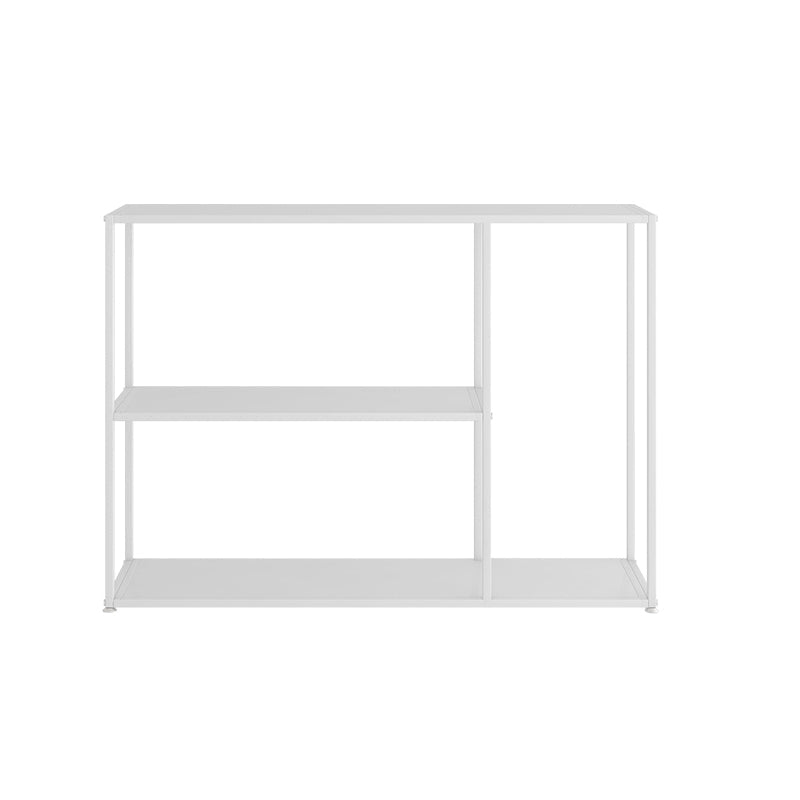 Metal Etagere Bookcase Scandinavian Open Back Bookshelf with Shelves White Clearhalo 'Bookcases' 'furn' 'furn_bookcases' 'Furniture' 'Office Furniture' 6501000