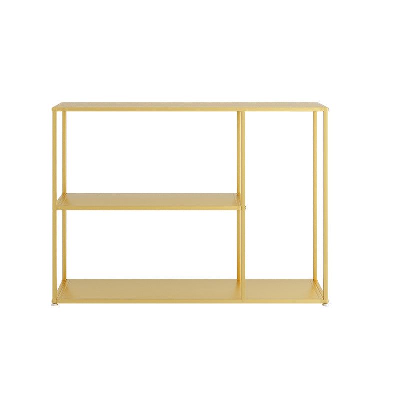 Metal Etagere Bookcase Scandinavian Open Back Bookshelf with Shelves Gold Clearhalo 'Bookcases' 'furn' 'furn_bookcases' 'Furniture' 'Office Furniture' 6501001