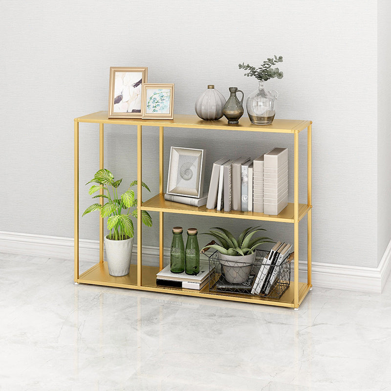 Metal Etagere Bookcase Scandinavian Open Back Bookshelf with Shelves Clearhalo 'Bookcases' 'furn' 'furn_bookcases' 'Furniture' 'Office Furniture' 6501002