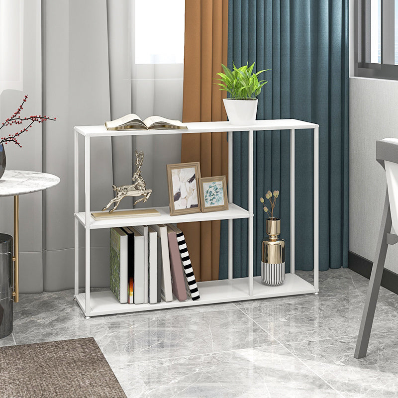 Metal Etagere Bookcase Scandinavian Open Back Bookshelf with Shelves Clearhalo 'Bookcases' 'furn' 'furn_bookcases' 'Furniture' 'Office Furniture' 6501004