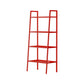 Scandinavian Open Back Bookshelf Ladder Metal Bookcase with Shelves