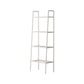 Scandinavian Open Back Bookshelf Ladder Metal Bookcase with Shelves