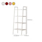 Scandinavian Open Back Bookshelf Ladder Metal Bookcase with Shelves