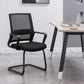 Modern Office Chair Black Adjustable Seat Height Fixed Arms Desk Chair Clearhalo 'furn' 'furn_office_chair' 'Furniture' 'Office Chairs' 'Office Furniture' 'office_chair' 6501923