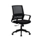 Modern Office Chair Black Adjustable Seat Height Fixed Arms Desk Chair Clearhalo 'furn' 'furn_office_chair' 'Furniture' 'Office Chairs' 'Office Furniture' 'office_chair' 6501929