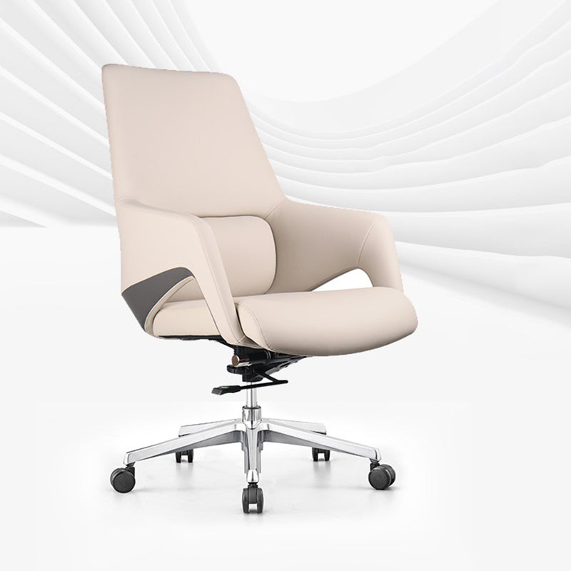 Modern Leather Managers Chair Ergonomic Executive Chair for Office Clearhalo 'furn' 'furn_office_chair' 'Furniture' 'Office Chairs' 'Office Furniture' 'office_chair' 6501982
