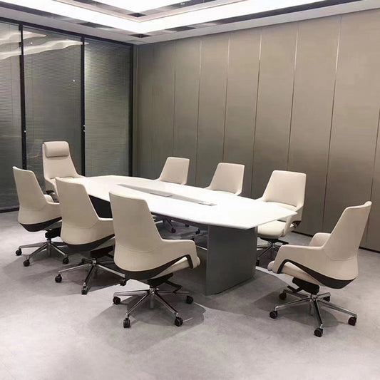 Modern Leather Managers Chair Ergonomic Executive Chair for Office Clearhalo 'furn' 'furn_office_chair' 'Furniture' 'Office Chairs' 'Office Furniture' 'office_chair' 6501985