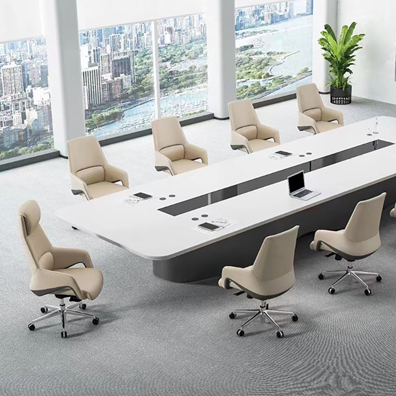 Modern Leather Managers Chair Ergonomic Executive Chair for Office Clearhalo 'furn' 'furn_office_chair' 'Furniture' 'Office Chairs' 'Office Furniture' 'office_chair' 6501987