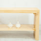 13.65-inch W Solid Wood Bench Modern Bedroom Seating Bench in Natural
