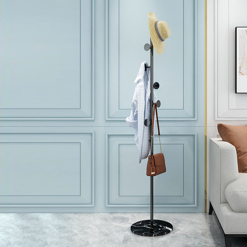 Wunderschöne Kleiderregal Festkörper -Metall -Eingangshalle mit Kleiderhaken