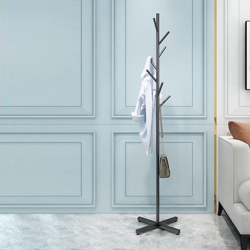Wunderschöne Kleiderregal Festkörper -Metall -Eingangshalle mit Kleiderhaken