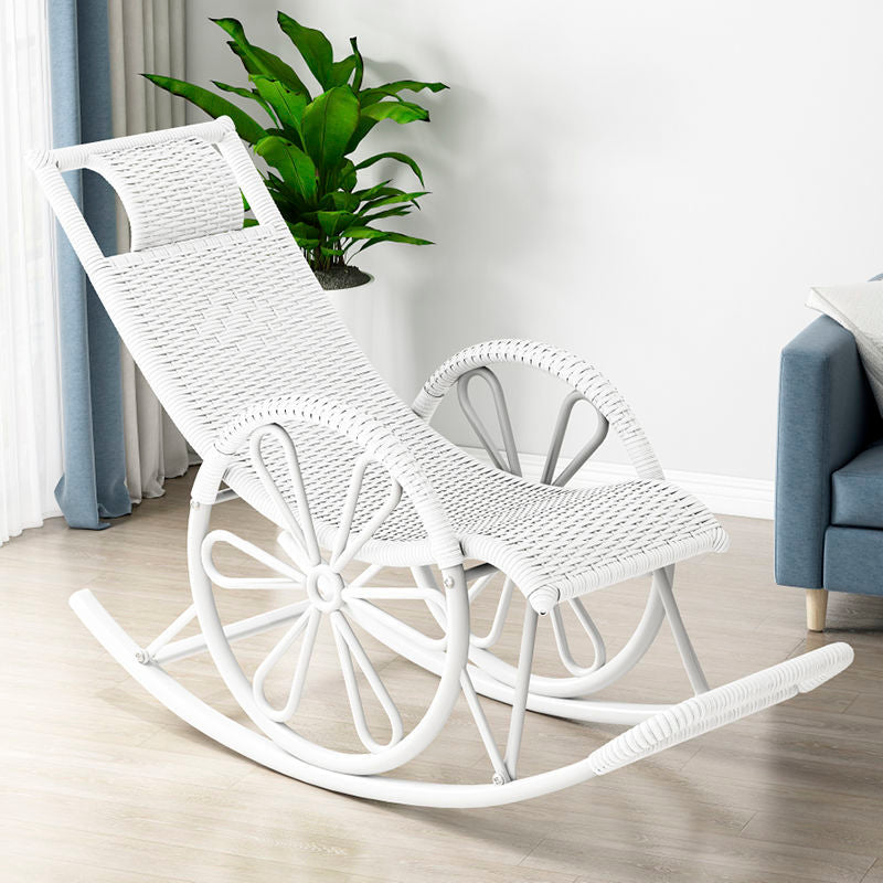 Chaise à bascule moderne coloride coloride en métal chaise de chaise de jambes