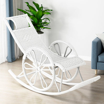 Chaise à bascule moderne coloride coloride en métal chaise de chaise de jambes