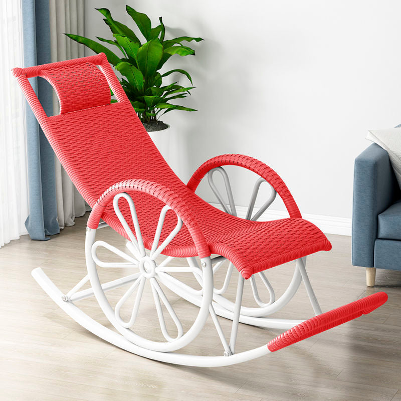 Chaise à bascule moderne coloride coloride en métal chaise de chaise de jambes