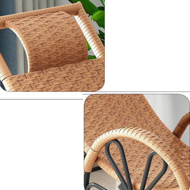 Chaise à bascule moderne coloride coloride en métal chaise de chaise de jambes