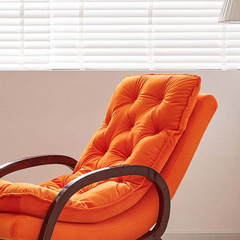 Silla sofá de sofá de estilo contemporáneo Rocking de madera para sala de estar para sala de estar