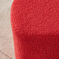 Contemporary Pouf Solid Color Sherpa Heart Shape Fade Resistant Pouf Clearhalo 'furn' 'furn_ottomans_poufs' 'Furniture' 'Living Room Furniture' 'Ottomans & Poufs' 'ottomans_poufs' 6502345