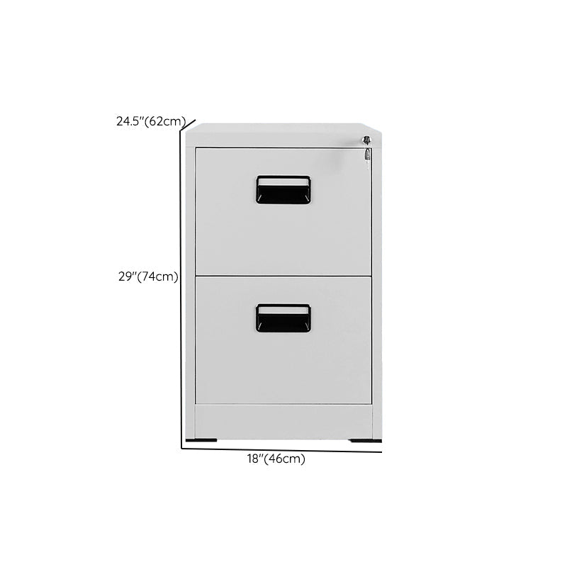 Contemporary Style File Cabinet Metal Filing Cabinet for Home Office Clearhalo 'Filing Cabinets' 'filling_cabinets' 'furn' 'furn_filling_cabinets' 'Furniture' 'Office Furniture' 6503590